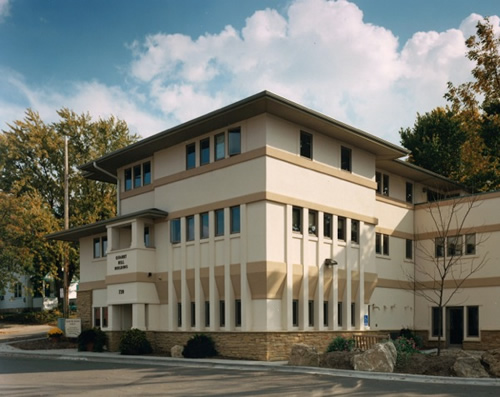 Photo: Exterior photo of the Quarry Hill Building in Madison WI